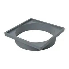 Amanco - Porta Grelha N13 Quadrada Caixa Sif/Rl 100 Cinza
