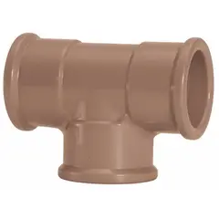 Amanco - Te Redução Soldável Água Fria marrom 75X50"