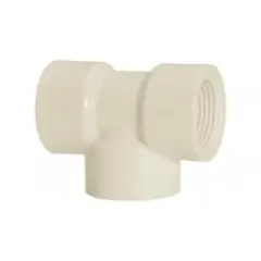 Amanco - Te Roscável Água Fria Branco 1/2"