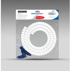 Hellermann - Espiral Helawrap Organizador De Cabos Branca 1"X2m