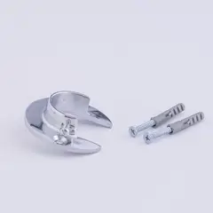 Couselo - Suporte Flange Lisa Cromado 19mm