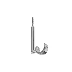 Couselo - Suporte de Teto Para Varão Simples 19mm Cromado