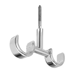 Couselo - Suporte de Teto Para Varão Duplo Cromado