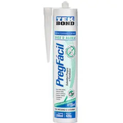 Tekbond - Prega Fácil Base D'Água Cart 420g/280ml, Branco