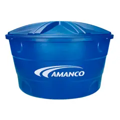 Amanco - Caixa De Água 1.000L Polietileno Tampa Encaixe Azul