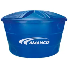 Amanco - Caixa de Água 500l Polietileno Tampa Encaixe Azul