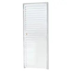 Brimak - Porta Veneziana Alumínio Branco Direita 210x80x4,6cm L.25