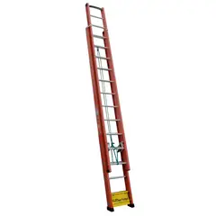 W BERTOLO - Escada FVD Extensivel 24 Degraus Vermelho