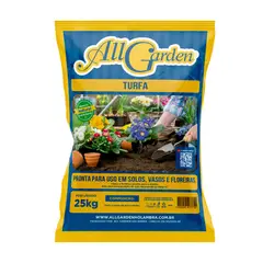 All Garden - Substrato para Plantio Turfa Saco 25Kg