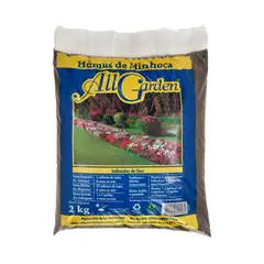 All Garden - Adubo Orgânico Húmus de Minhoca saco 2Kg