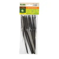 Elgo - Gotejador Espeto 1,4 3,2 L/H Tubo 4/7 10 peças, Preto