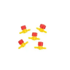 Elgo - Válvula Plastica Kit 5 Peças, Amarelo