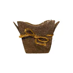 Coquim - Cachepot Fibra de Coco Mesa / Apoio Pequeno 13x8x12cm