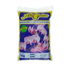 All Garden - Substrato para Plantio de Orquídeas Casca de Pinus Saco 1kg