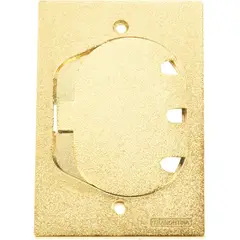 Tramontina - Tampa Unha Rj45 Dourada 4X2