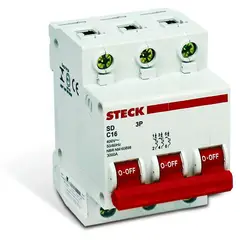 Steck - Disjuntor Tripolar 3P 20A