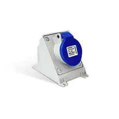 Steck - Tomada Industrial 2P+T Azul 16A - 200/250V