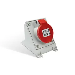 Steck - Tomada Industrial 3P+T Vermelha 32A 380/440V
