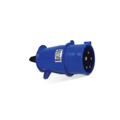 Steck - Tomada Industrial 3P+T Azul 16A 200/250V
