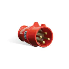 Steck - Tomada Industrial 3P+T Vermelha 32A 380/440V