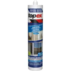 Topex - Silicone Multiuso Transparente 300ml Soudal