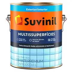 Suvinil - Tinta Esmalte Epóxi Base Água Multissuperficies 3,6L Branco