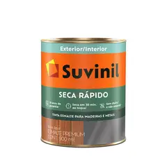 Suvinil - Esmalte Sintético Brilhante Preto 900ml Seca Rápido Premium para Madeiras e Metais