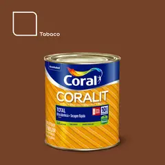 Coral - Esmalte Sintético Tabaco 900ml Coralit Premium para Madeiras e Metais