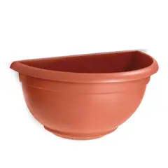 Nutriplast - Vaso de Parede Médio Marrom