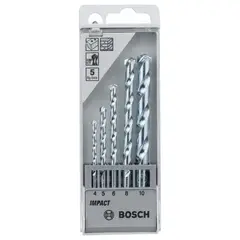 Bosch - Broca CYL-1 para concreto Ø4-5-6-8-10 mm jogo com 5 unidades