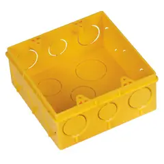 Amanco - Caixa Embutir Caixa De Luz 4X4 Amarela