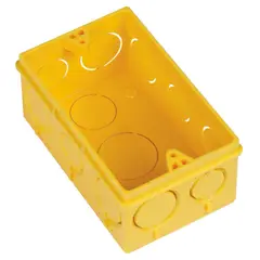 Amanco - Caixa Embutir Caixa De Luz 4X2 Amarela