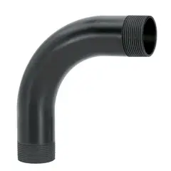 Amanco - Curva Longa 90° 3/4" Eletroduto Roscável Preto