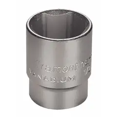 Tramontina - Soquete Sextavada em Aço Cromo Vanádio 1/2" 30mm
