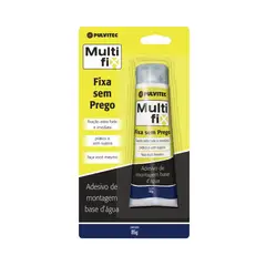 Pulvitec - Adesivo Multifix Fixa sem Prego Amarelo 85g 22x10x8,5