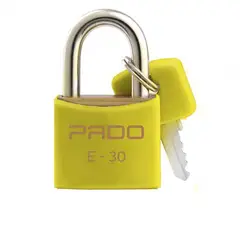 Pado - Cadeado Sm E-30mm Cor Amarelo