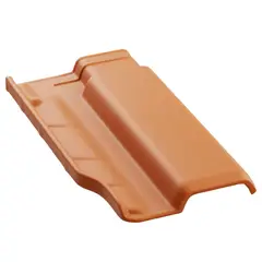 Cerâmica Barrobello - Telha Romana de Cerâmica Resinada 23,6cmx40cmx40mm Vermelho Resinado