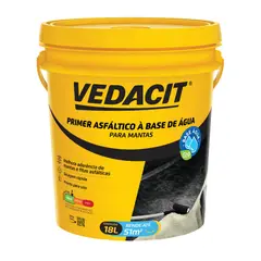 Vedacit - Primer para Manta Asfáltica Base de Água Balde 18 Litros