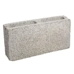JCR Blocos - Bloco Concreto Liso Cinza 09x19x39cm
