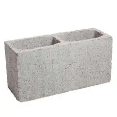 JCR Blocos - Bloco Concreto Liso, Cinza, 14x19x39cm