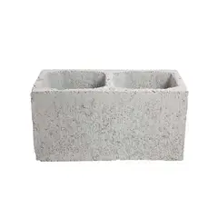 JCR Blocos - Bloco Concreto Liso, Cinza, 19x19x39cm
