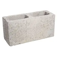 JCR Blocos - 648320 - Bloco Estrutural Concreto Liso, Cinza, 14x19x39cm