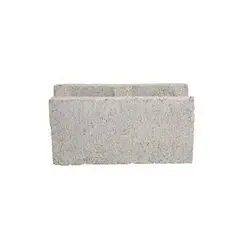 JCR Blocos - Canaleta Concreto Liso Cinza 14x19x39cm