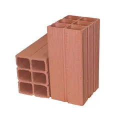 Nova União - Bloco Cerâmico Bloquinho 11,5x14x24cm Marrom