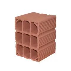 Nova União - Bloco Cerâmico, Marrom, 14x19x14cm