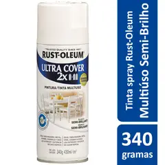 Rust-Oleum - Tinta Spray Semibrilhante Ultra Cover 430ml Branco