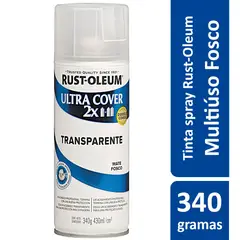 Rust-Oleum - Tinta Spray Fosco Ultra Cover 2x 430ml Transparente