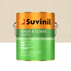 Suvinil - Tinta Fosco Interior Rende e Cobre Muito Standard 3,6L Areia