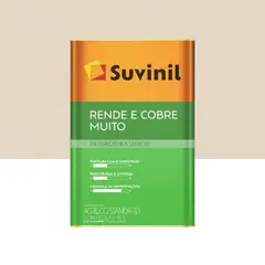 Suvinil - Tinta Fosco Interior Rende e Cobre Muito Standard 18L Areia