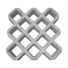 Ecoverde - Pisograma Grade Diagonal 50X50X9Cm Ecovd